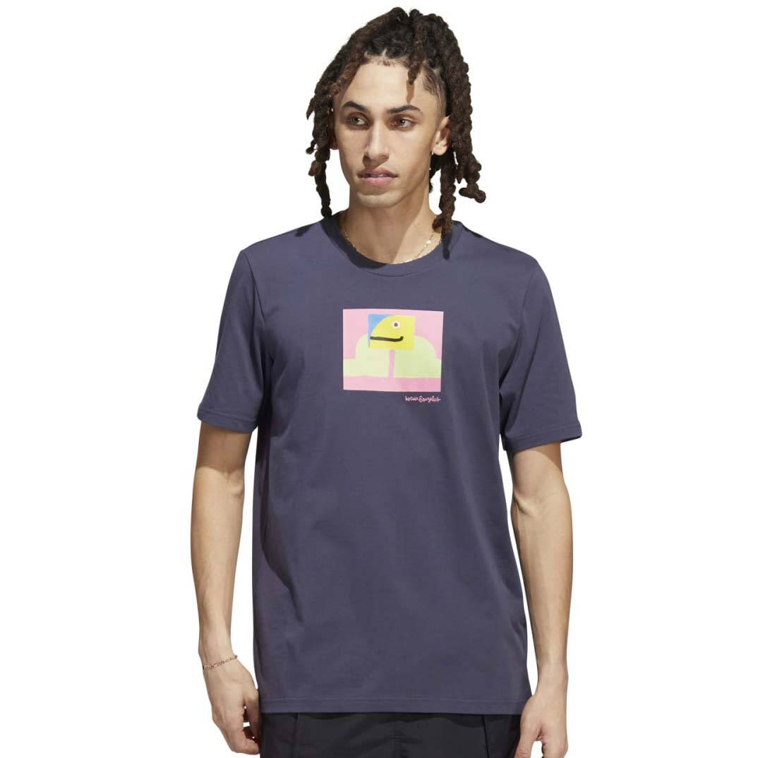 Adidas Shmoofoil Painted SS T Shirt - Shadow Navy/Multi