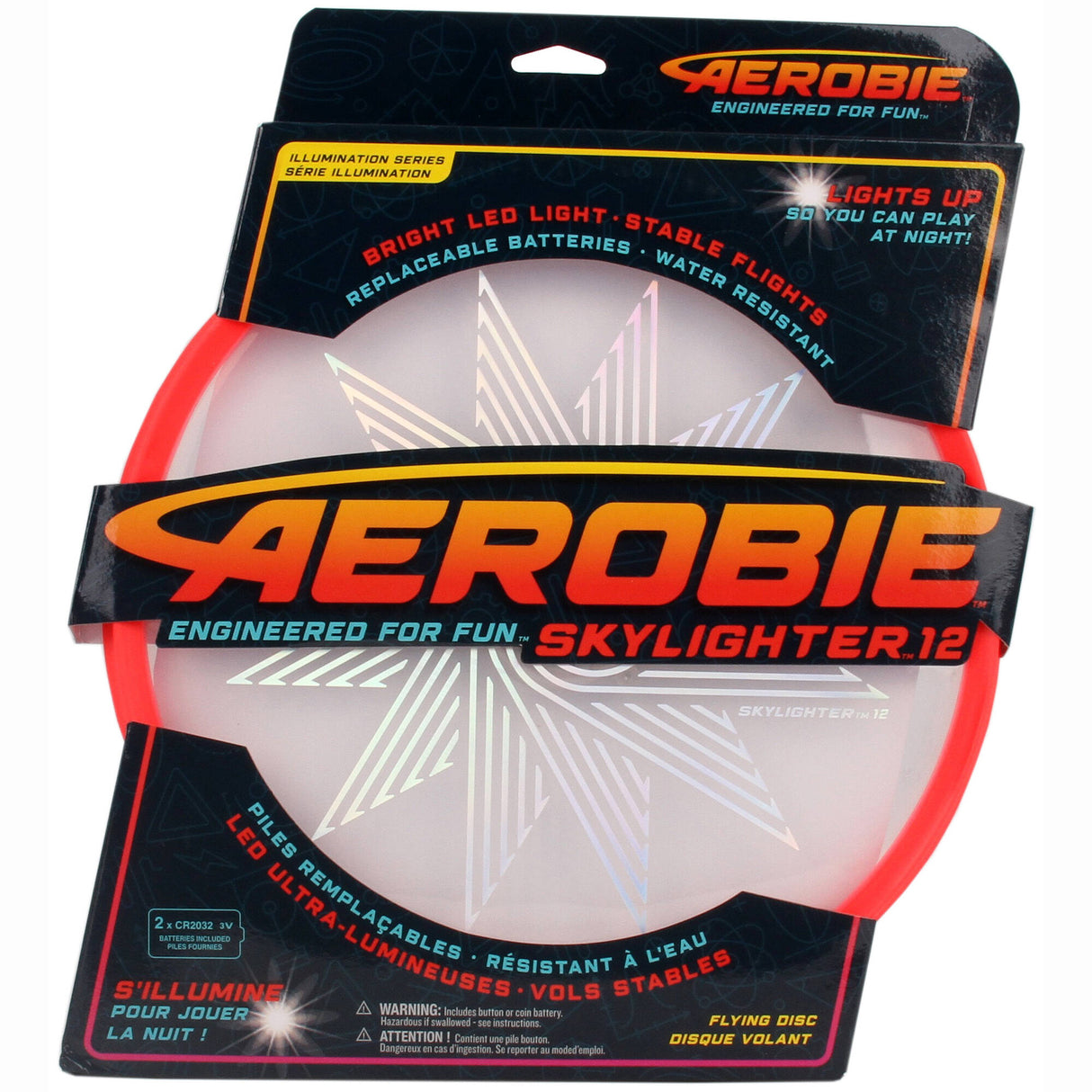 Aerobie Skylighter Frisbee - Red