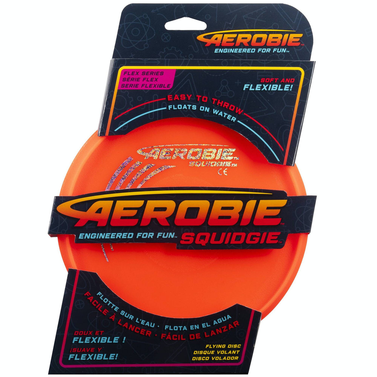 Aerobie Squidgie Throwing Disc - Orange