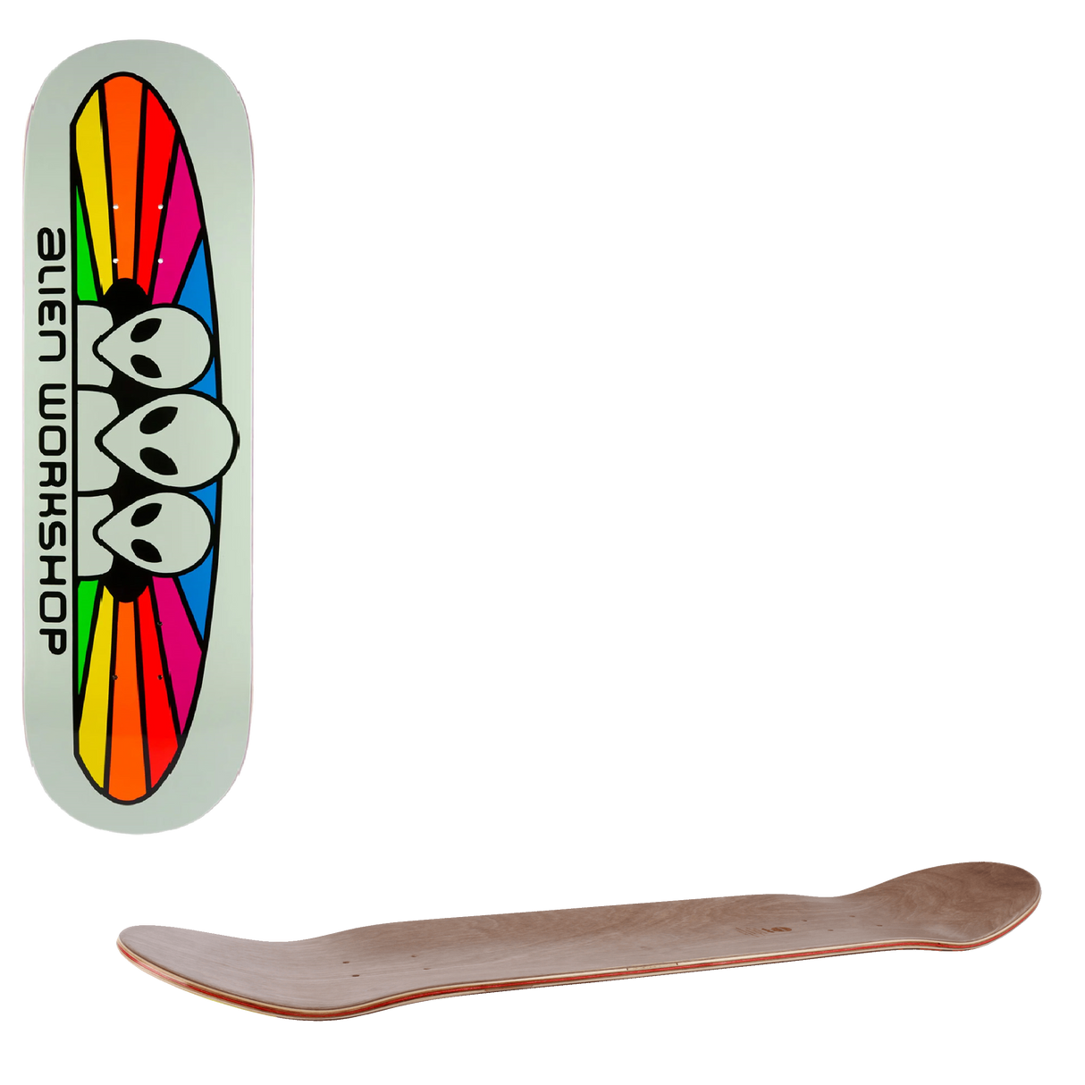 Alien Workshop Spectrum Glow Skateboard Deck - 8"