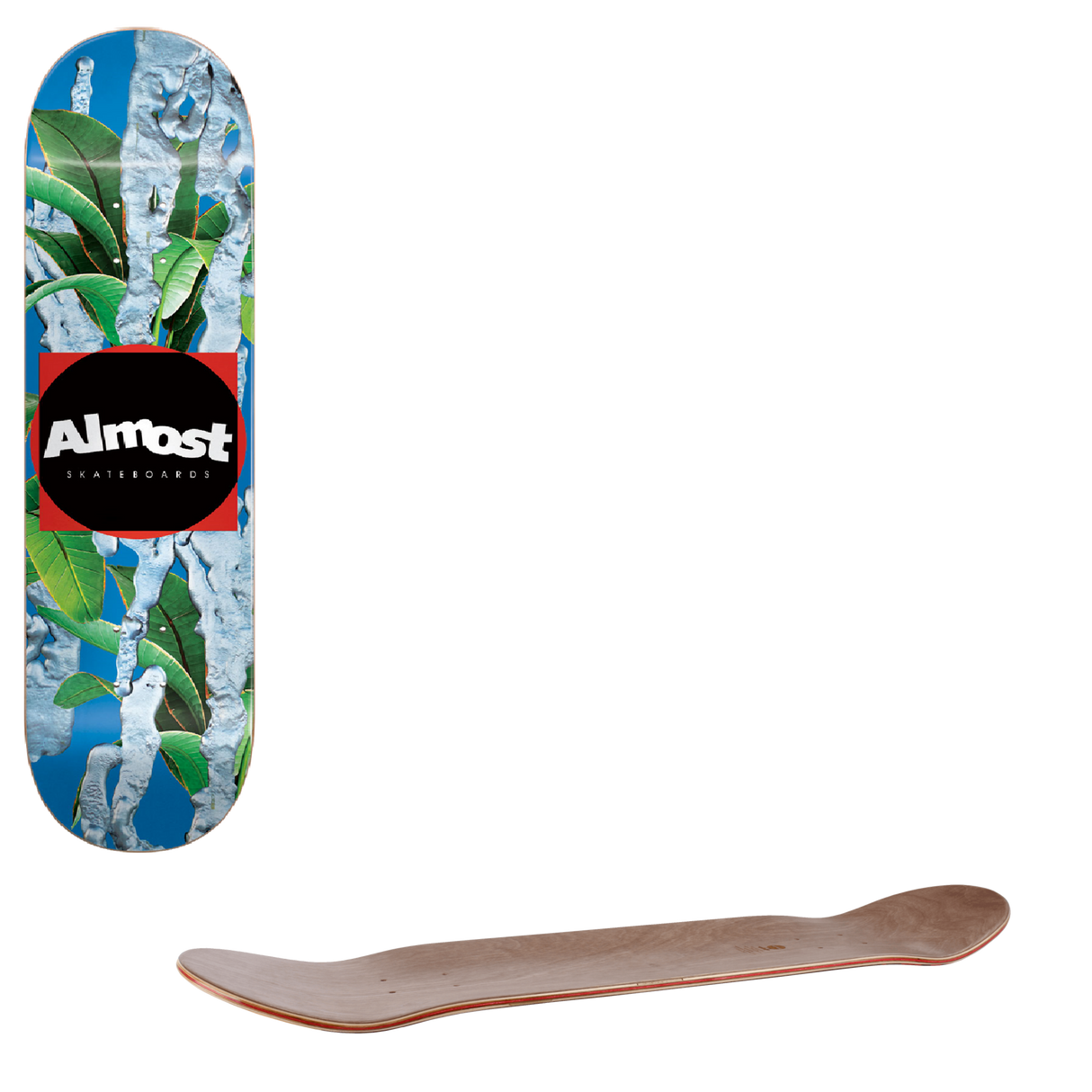 Almost Metal Skateboard Deck - Blue 8.125"