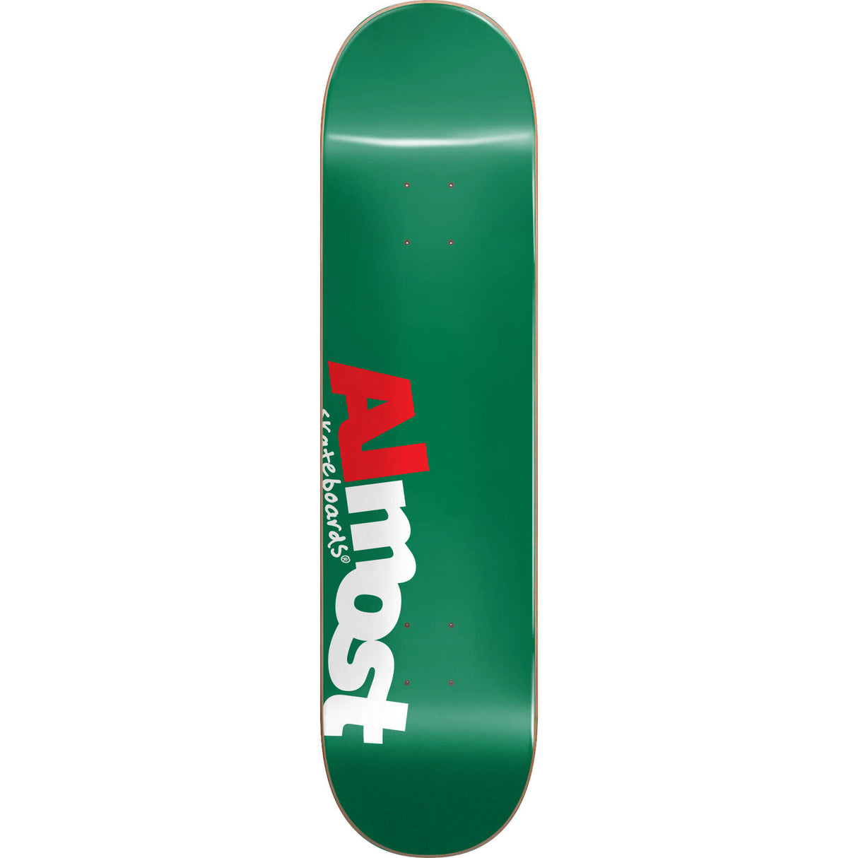Almost Most Skateboard Deck - Green 8.5"