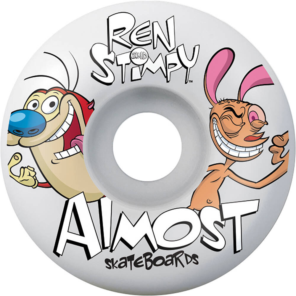 Almost Ren & Stimpy Drain Complete Skateboard - 8"