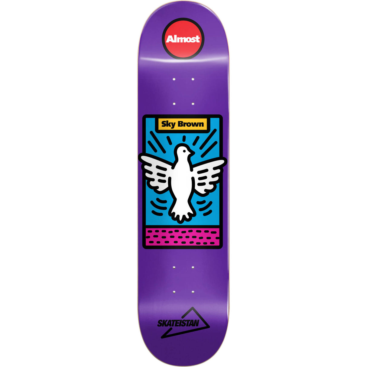Almost Skateistan Sky High R7 Skateboard Deck