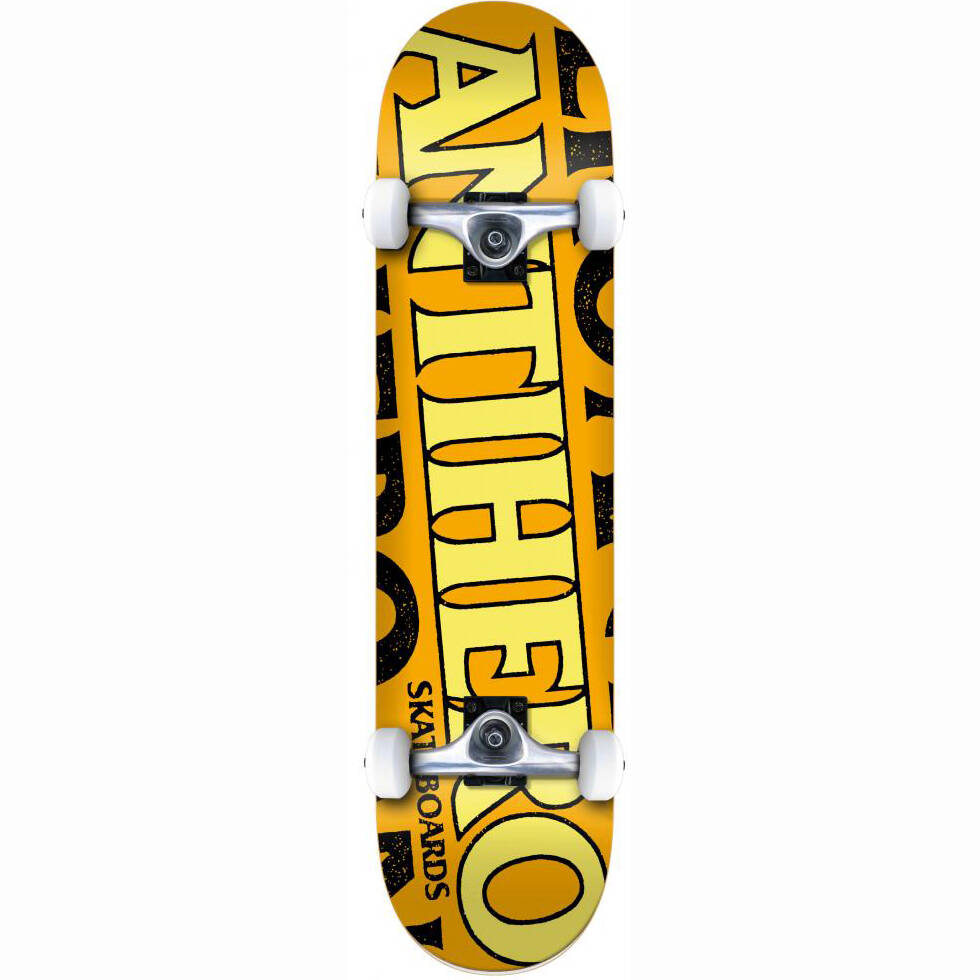 Anti Hero Blackhero Complete Skateboard - Orange 7.75''