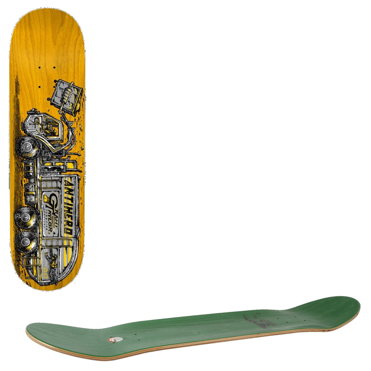 Anti Hero Taylor Curbside Service Skateboard Deck - Multi 8.75''