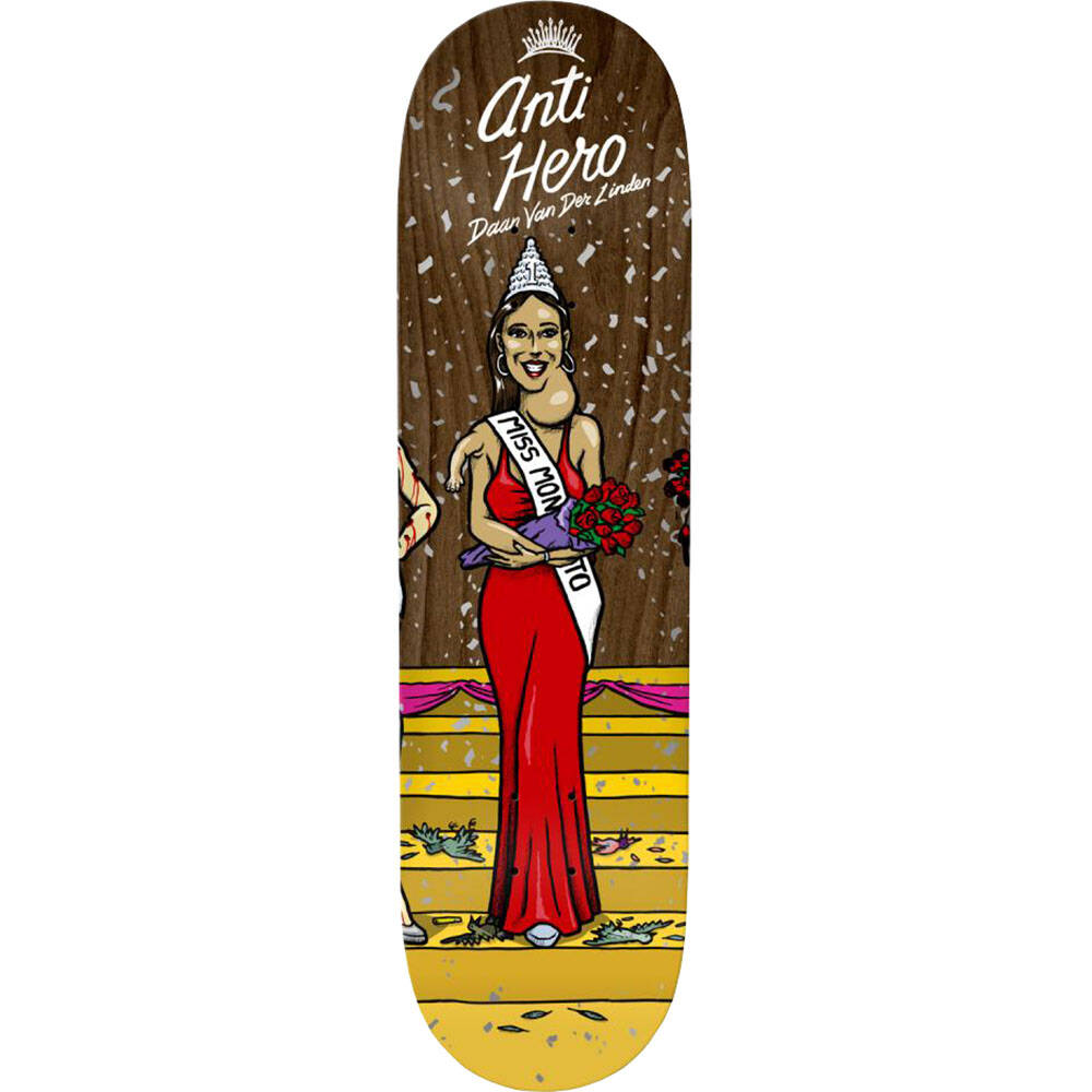 Anti Hero Miss Corp Greed Skateboard Deck - Daan 8.5"