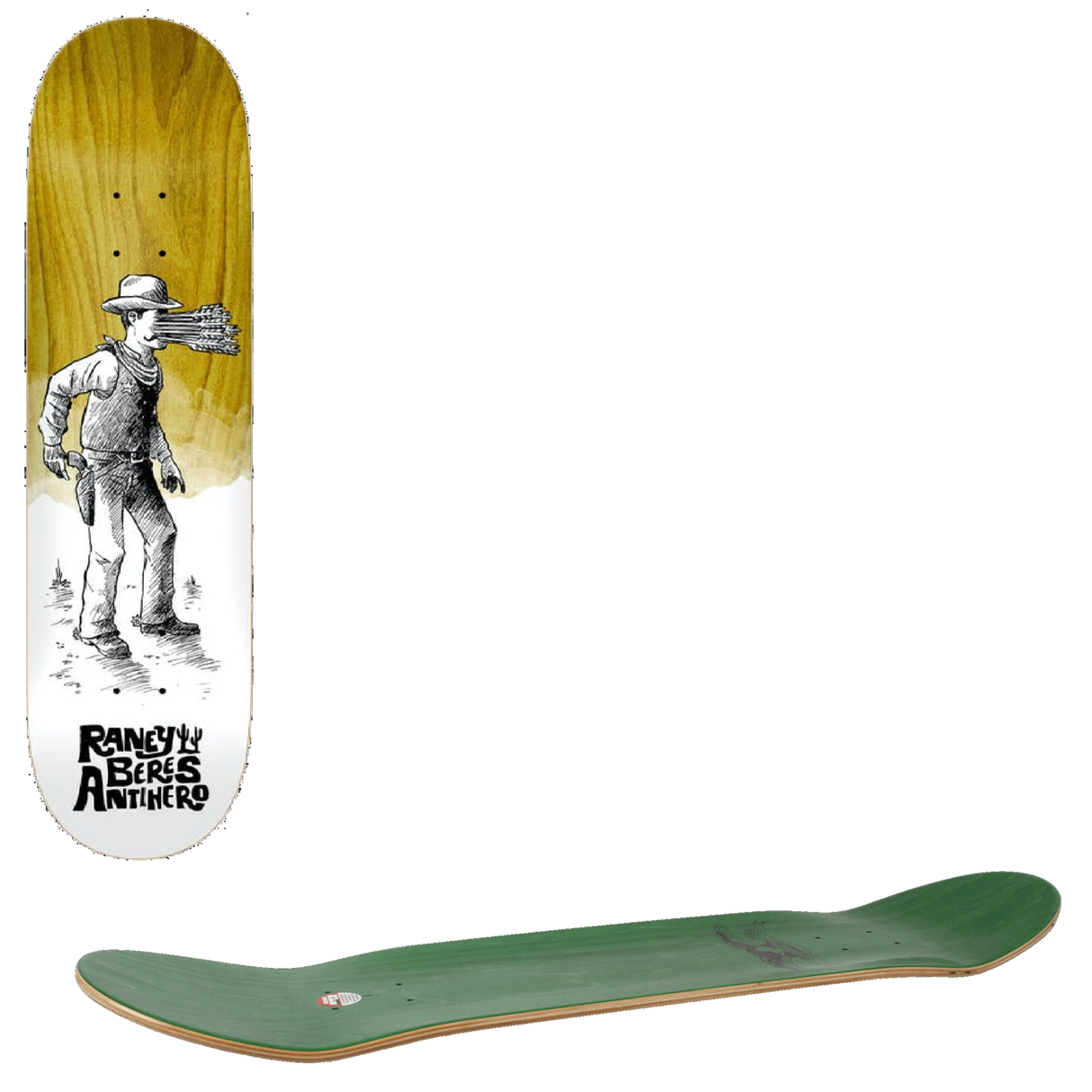 Anti Hero How The West Skateboard Deck - Raney 8.25''