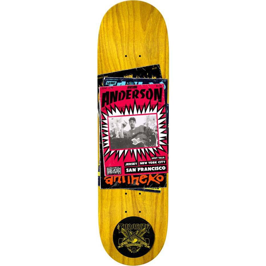 Anti Hero x Thrasher Skateboard Deck - B.A. 9"