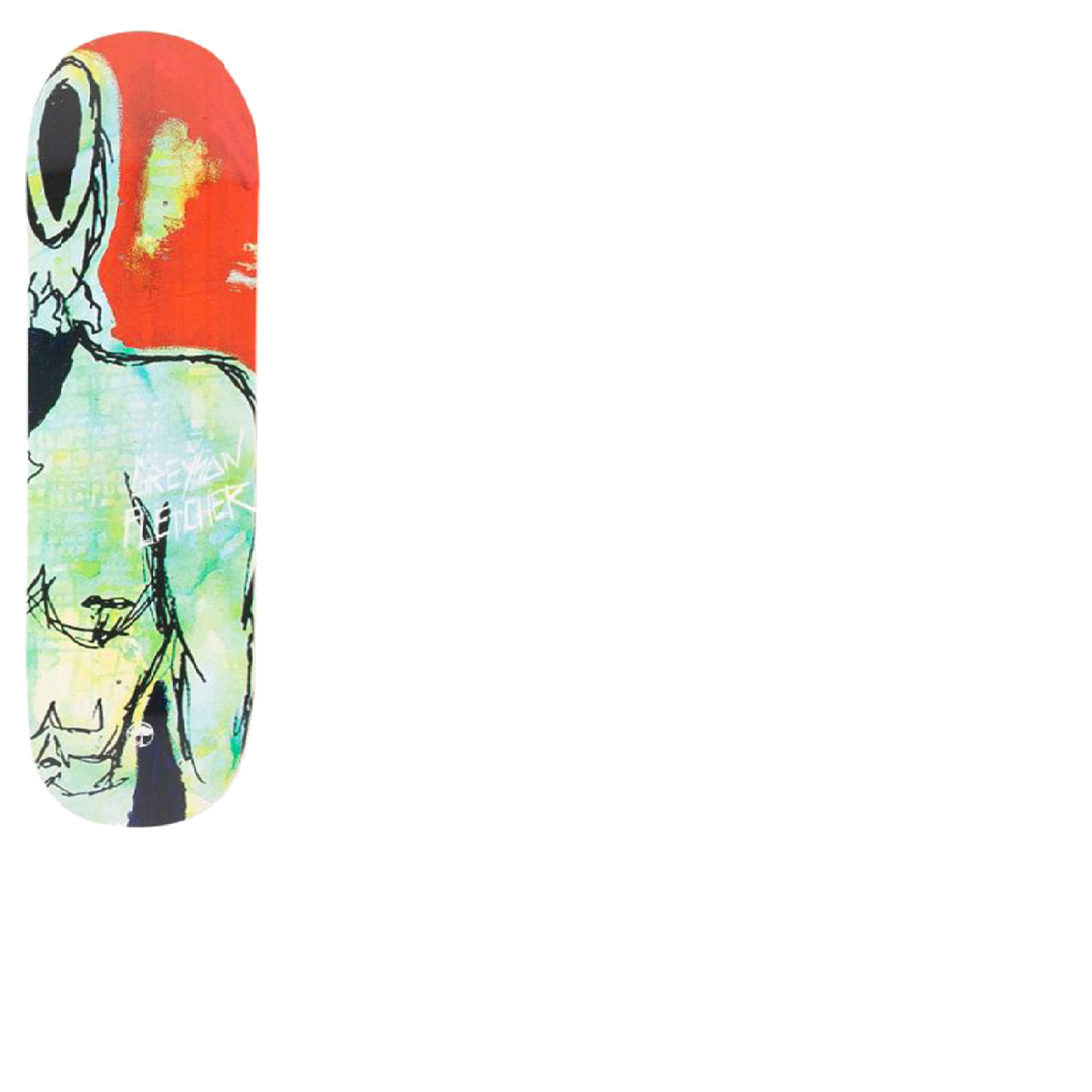 Arbor Greyson Delusion Skateboard Deck - Multi 8.75"