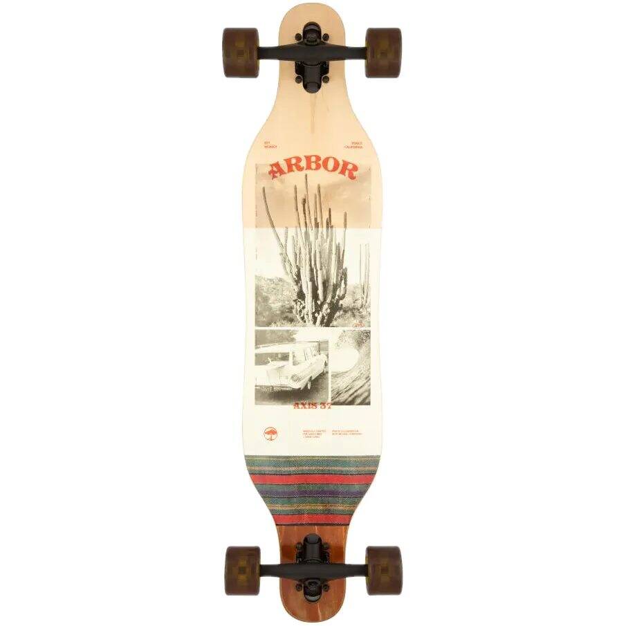 Arbor Photo Axis 37 Cut-Out Complete Longboard - Multi 37''