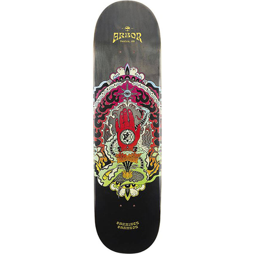 Arbor Shuriken Cosmic Skateboard Deck - Multi 8.25''