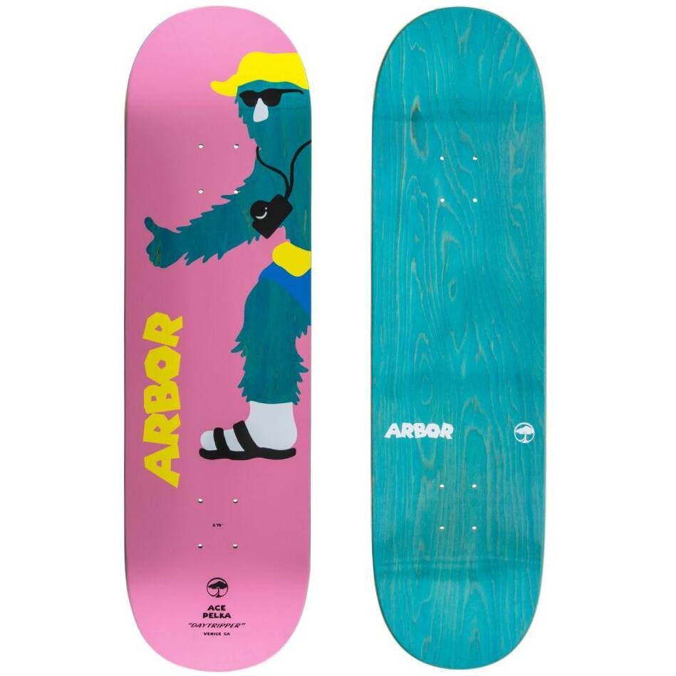 Arbor Ace Pelka Daytripper Skateboard Deck 8.75"