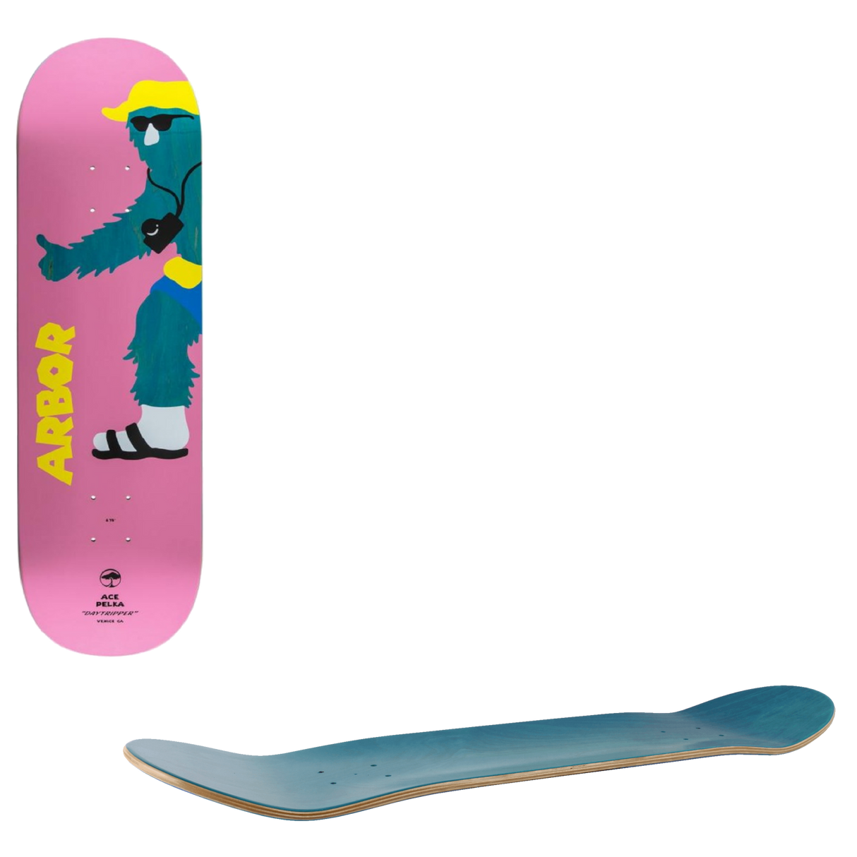 Arbor Ace Pelka Daytripper Skateboard Deck 8.75"