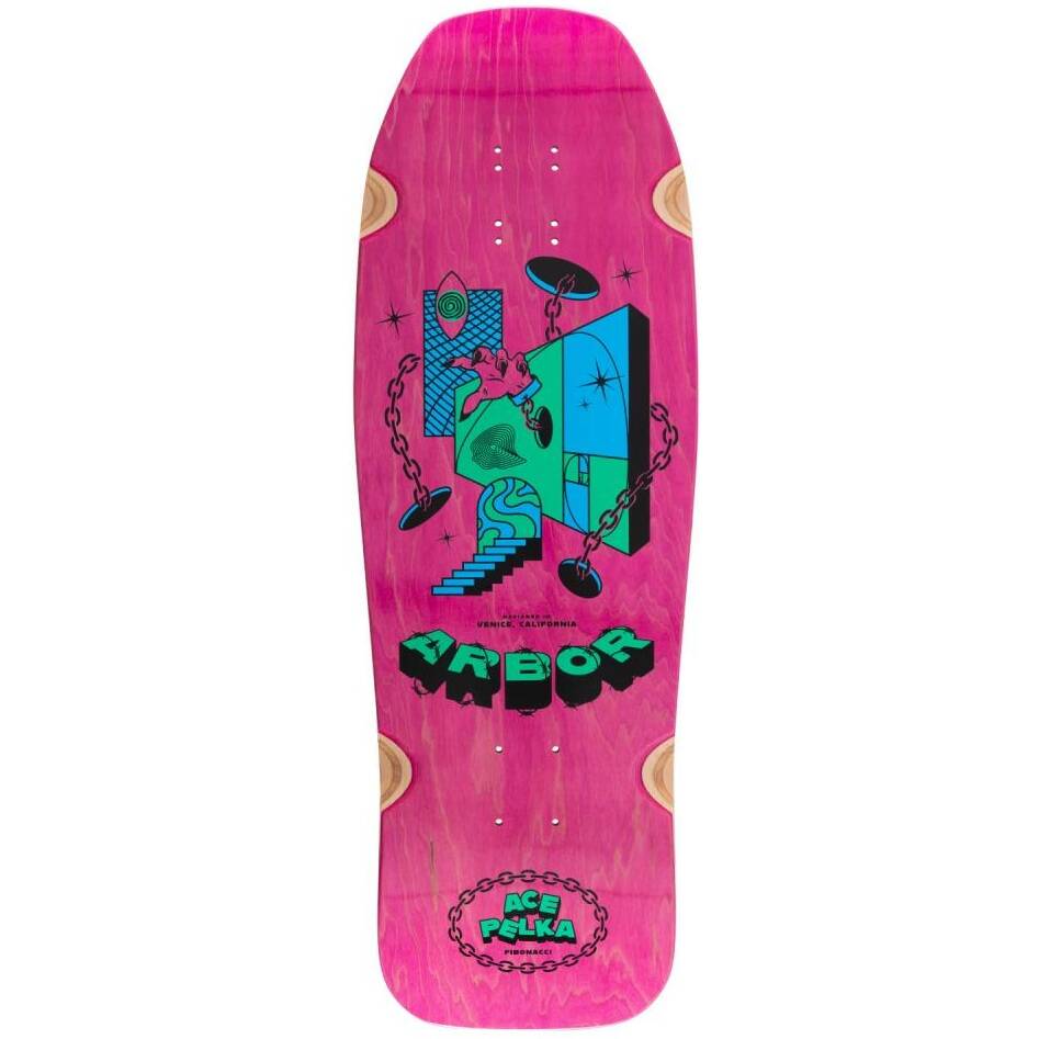 Arbor Ace Pelka Fibonacci Longboard Deck 30" x 10"