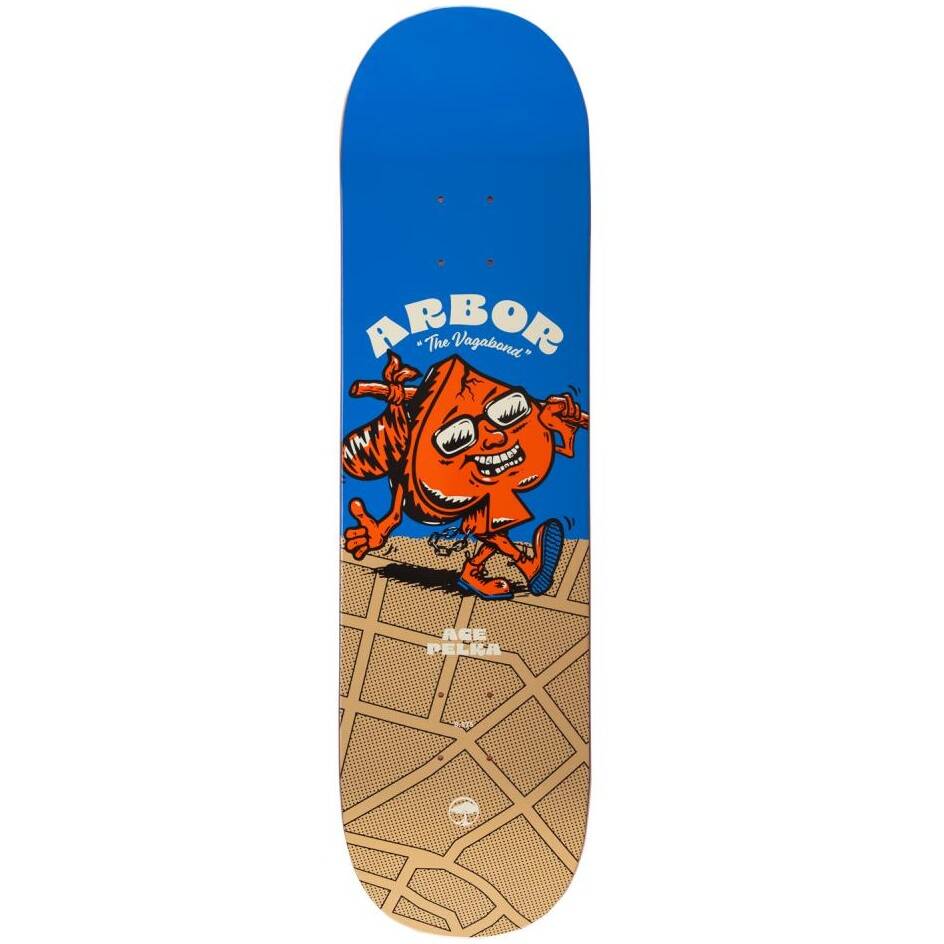 Arbor Ace Pelka Vagabond Skateboard Deck 8.375"