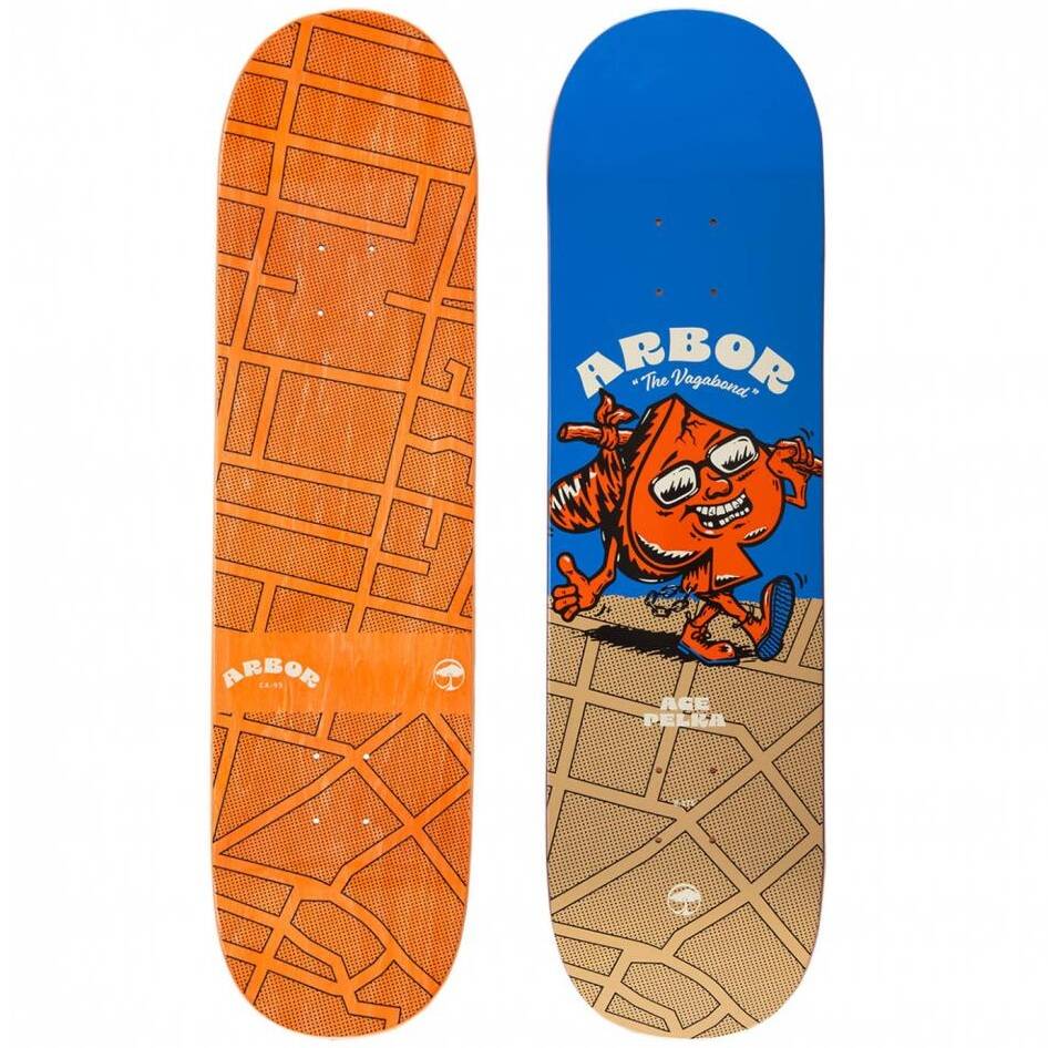 Arbor Ace Pelka Vagabond Skateboard Deck 8.375"