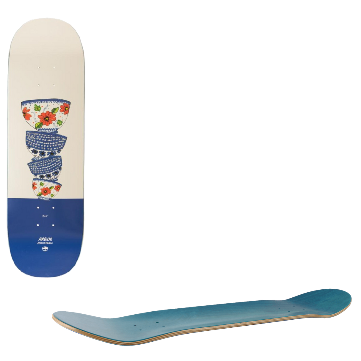 Arbor Amelia Ceramika Skateboard Deck 8.25"