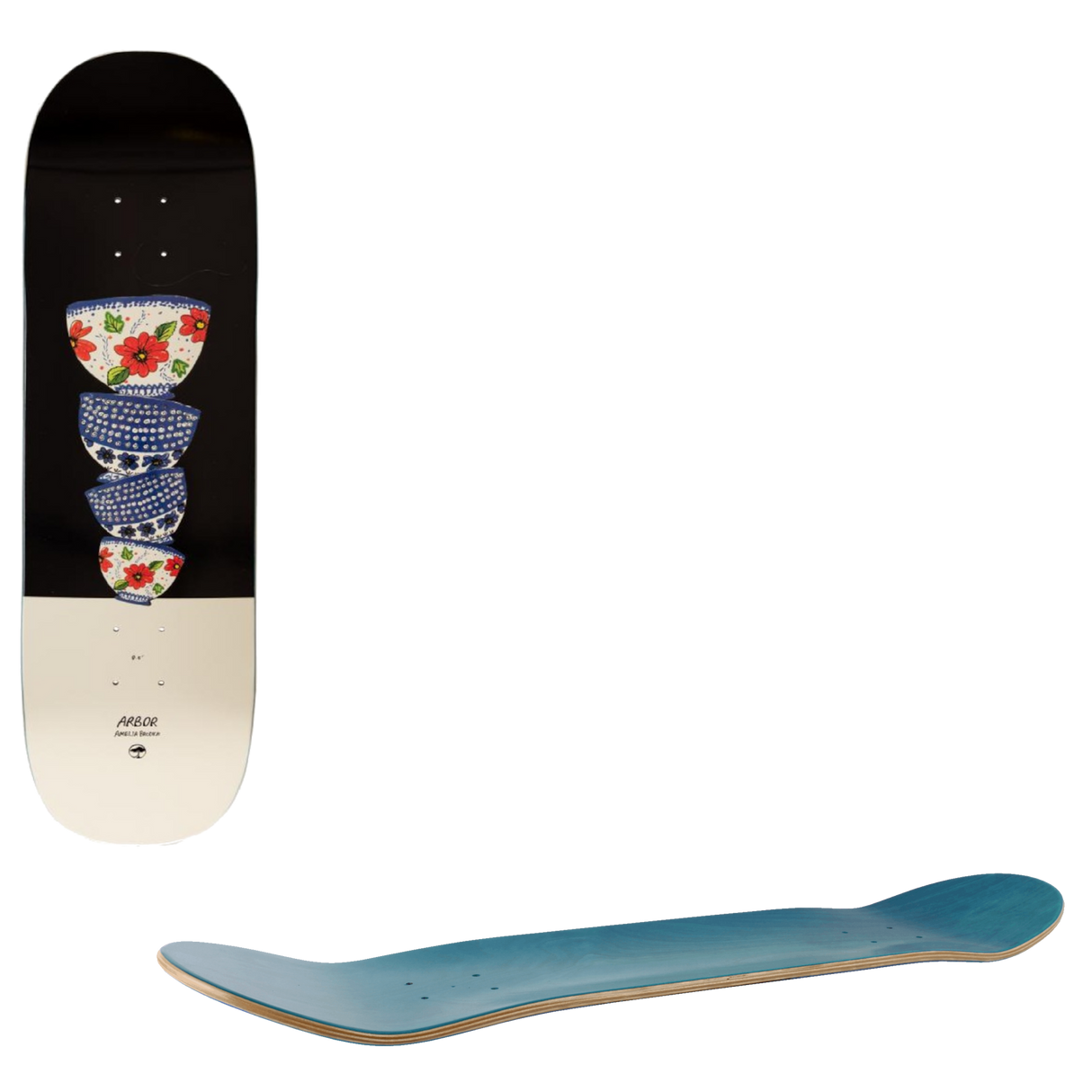 Arbor Amelia Ceramika Skateboard Deck 8.5"