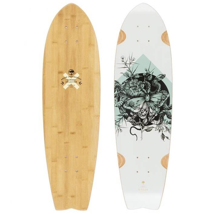 Arbor Bamboo Sizzler Cruiser Longboard Deck 30.5" x 8.625"