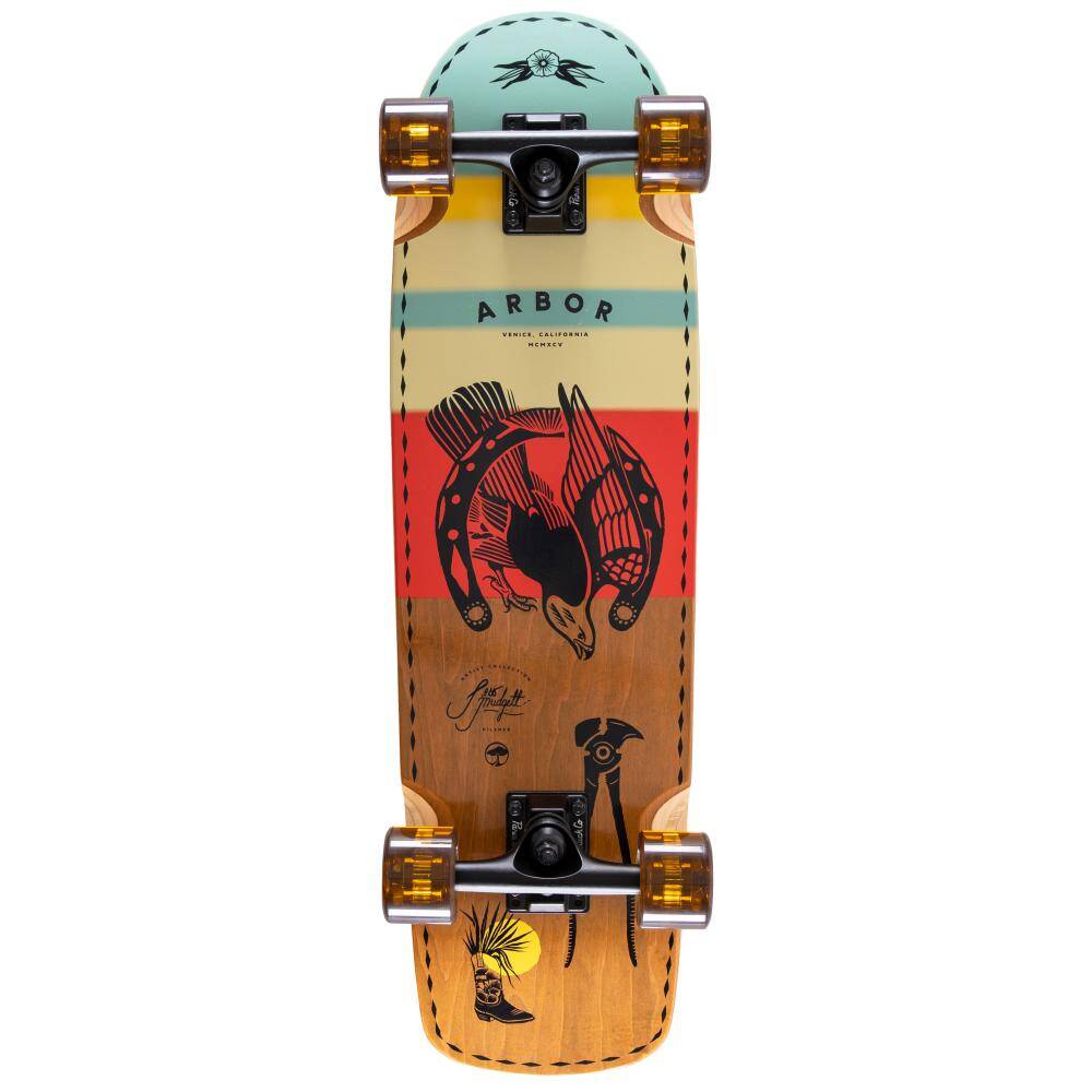 Arbor Jess Mudgett Pilsner Cruiser Complete Longboard 28.75"