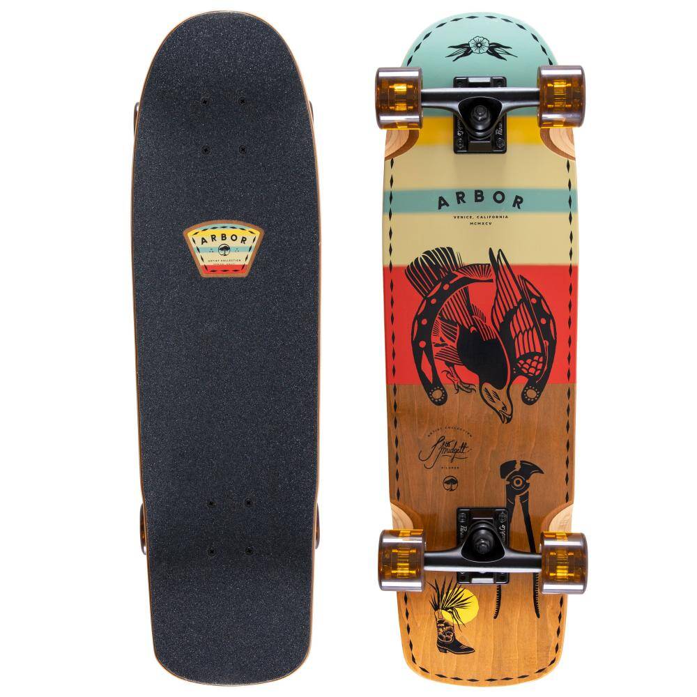 Arbor Jess Mudgett Pilsner Cruiser Complete Longboard 28.75"