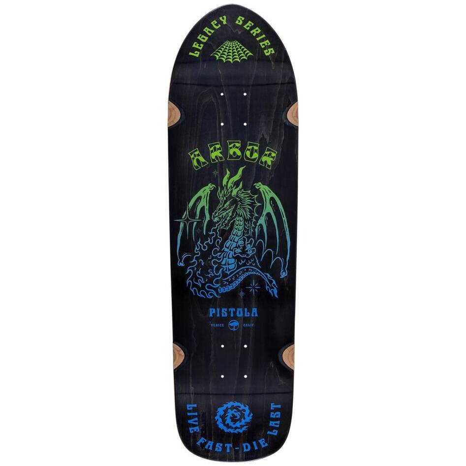 Arbor Legacy Pistola Spellbound Longboard Deck 9.25"