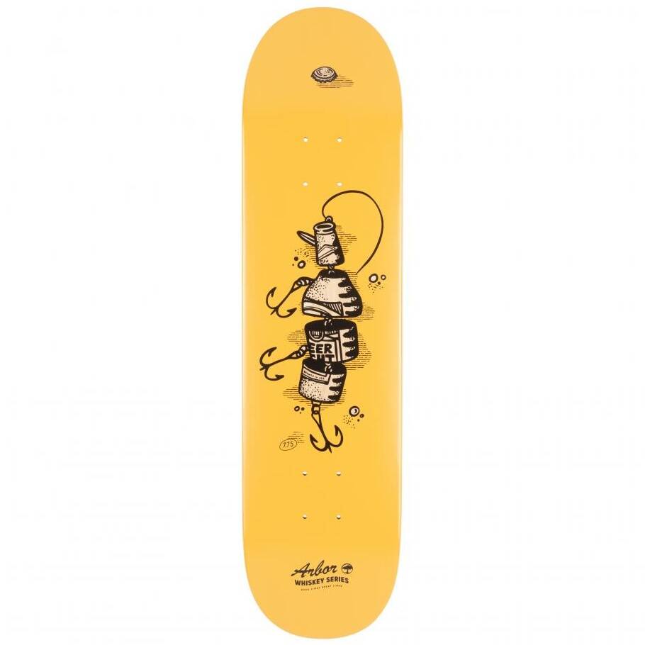 Arbor Whiskey Upcycle Skateboard Deck 7.75"