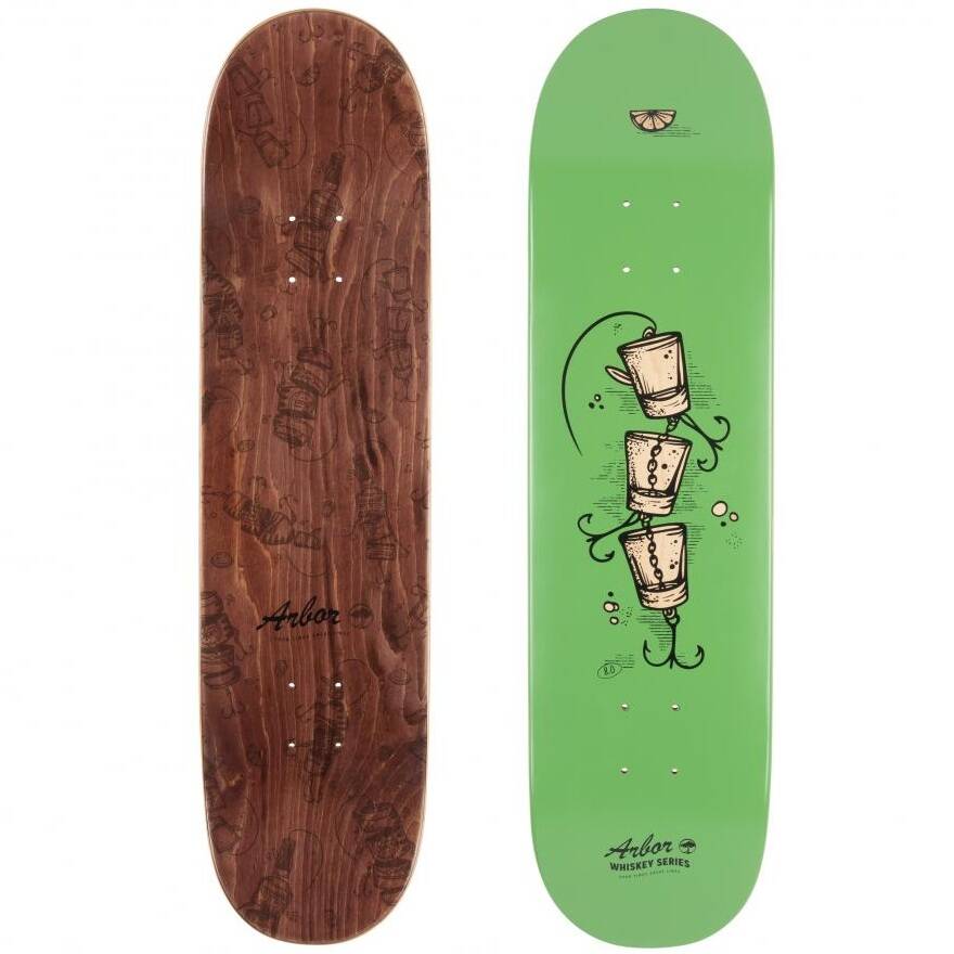 Arbor Whiskey Upcycle Skateboard Deck 8"
