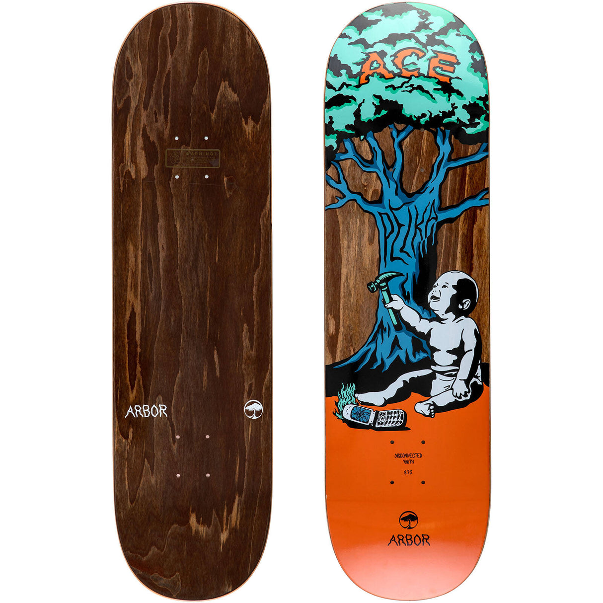 Arbor Disconnected Pro Skateboard Deck - Pelka 8.75"