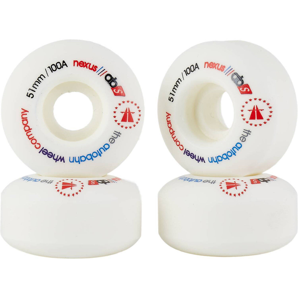 Autobahn Nexus Skateboard Wheels 52mm - White
