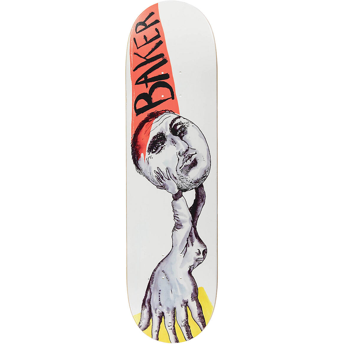 Baker Melted Skateboard Deck - Rowan 8.38"