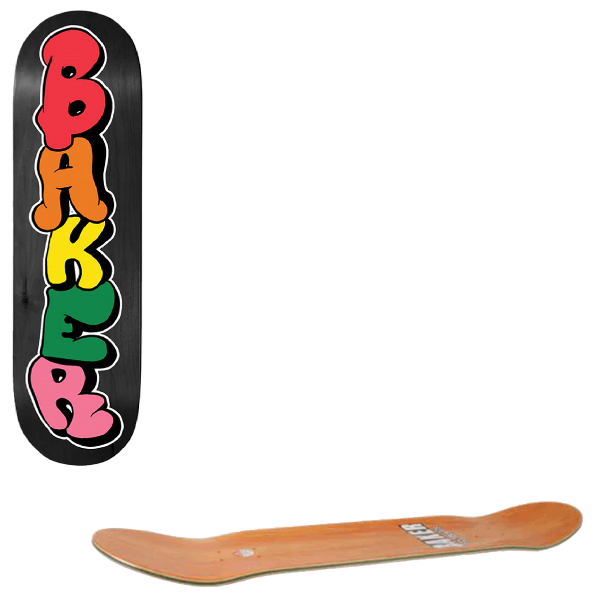 Baker Tagged Skateboard Deck - Theotis 8"