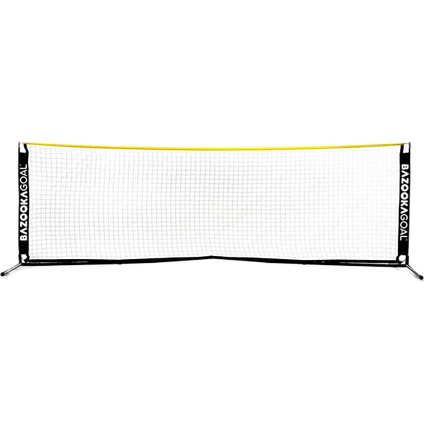 BazookaGoal Extendable 3m Soccer Tennis Net - Black/Yellow