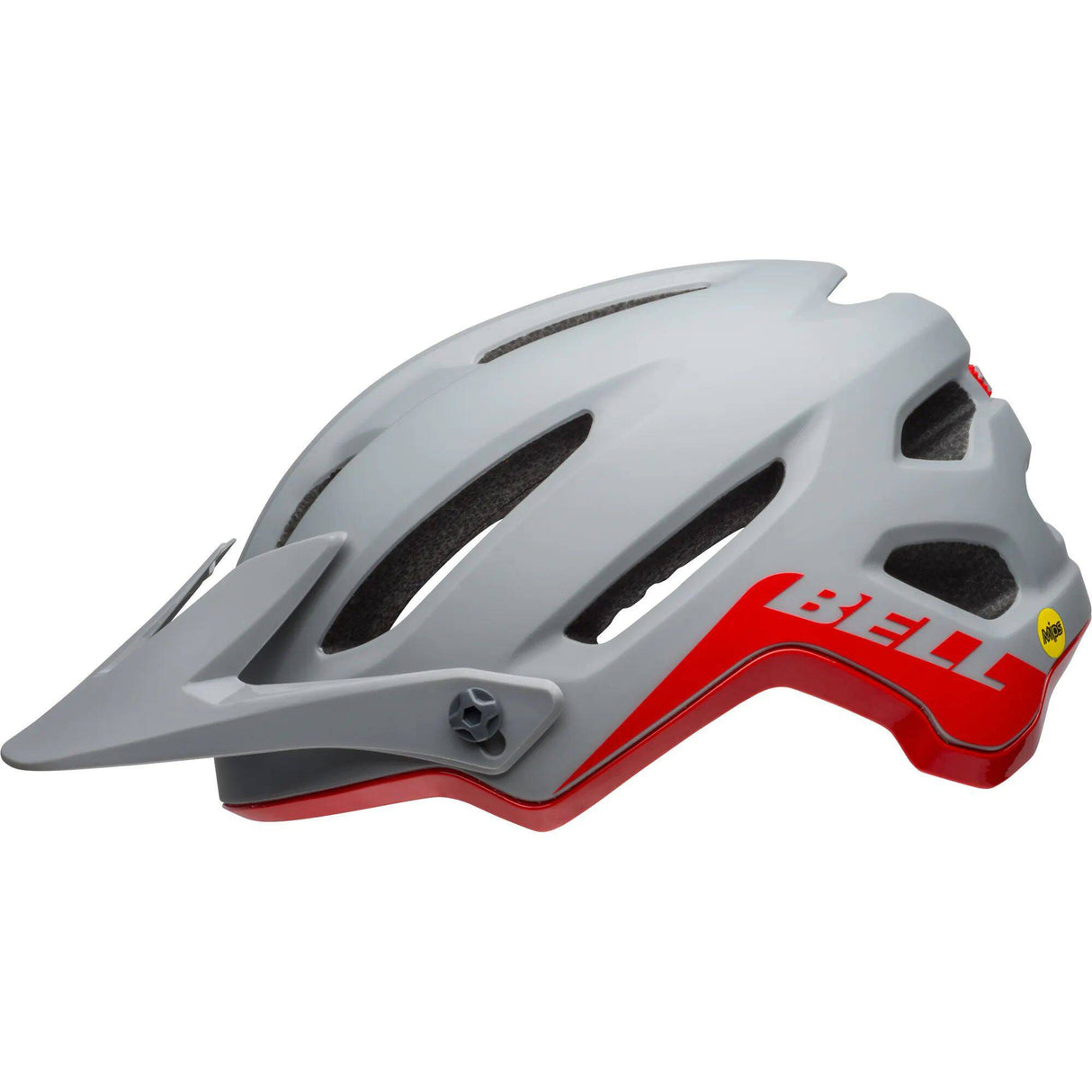 Bell 4Forty MIPS 2019 Helmet - Cliffhanger Matte Gloss Gray/Crimson