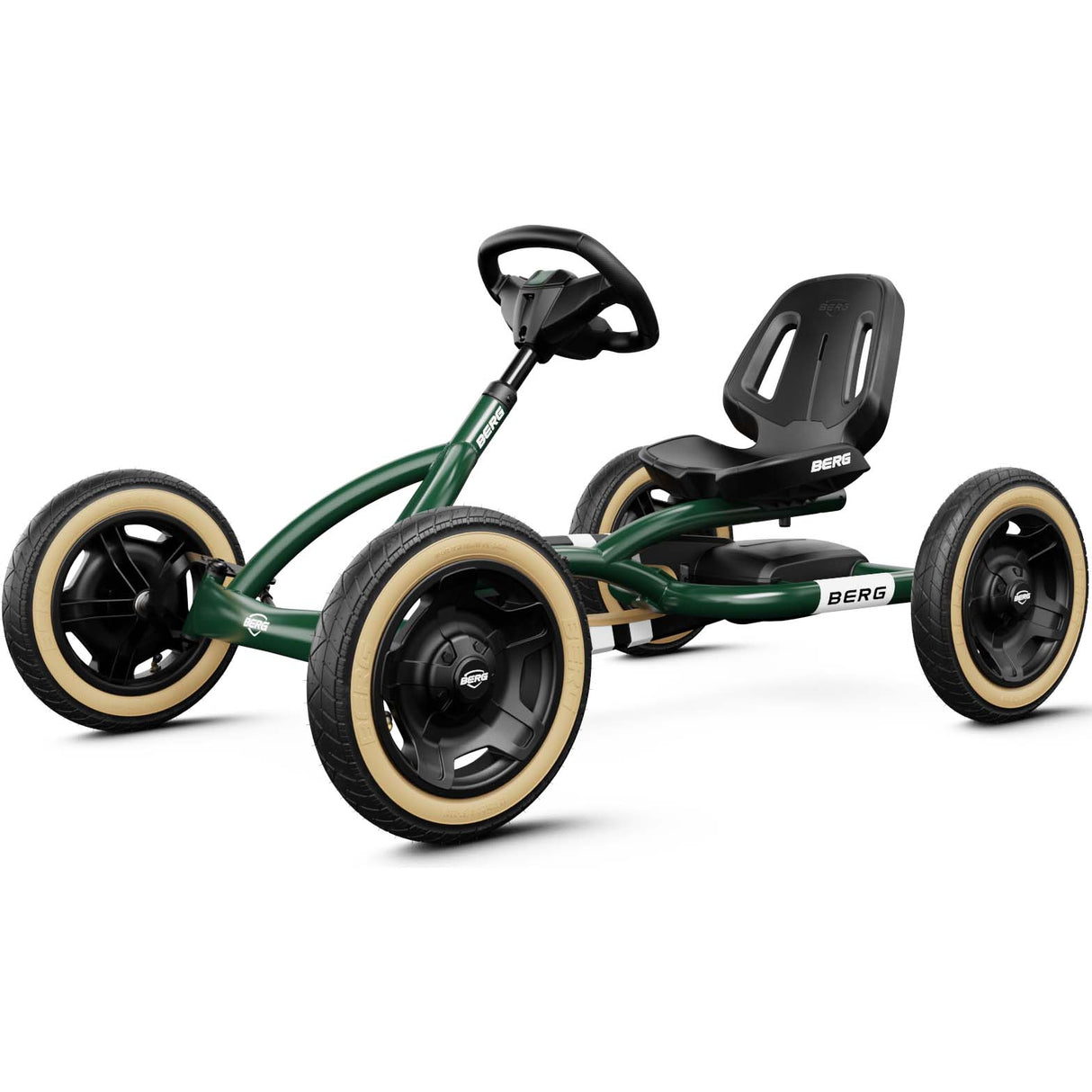 BERG Buddy Ride On Pedal Kart - Retro Green