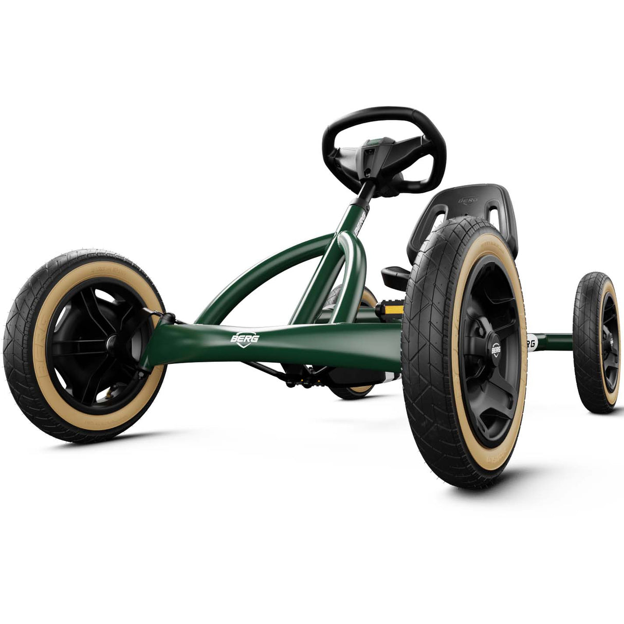 BERG Buddy Ride On Pedal Kart - Retro Green