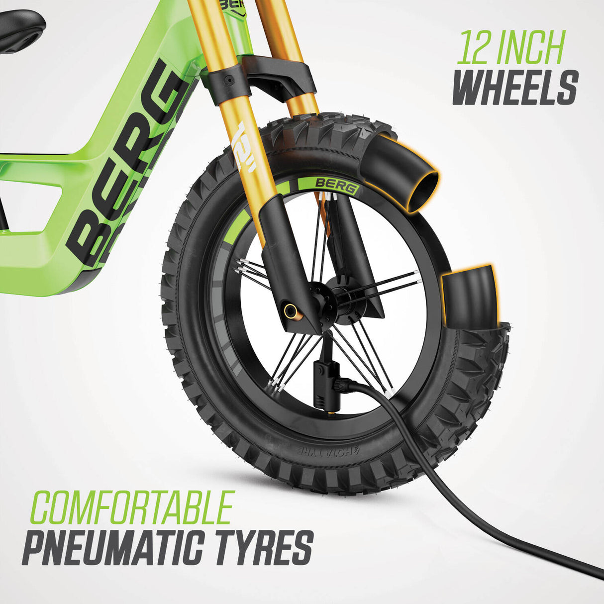 BERG Biky Cross Balance Bike - Green
