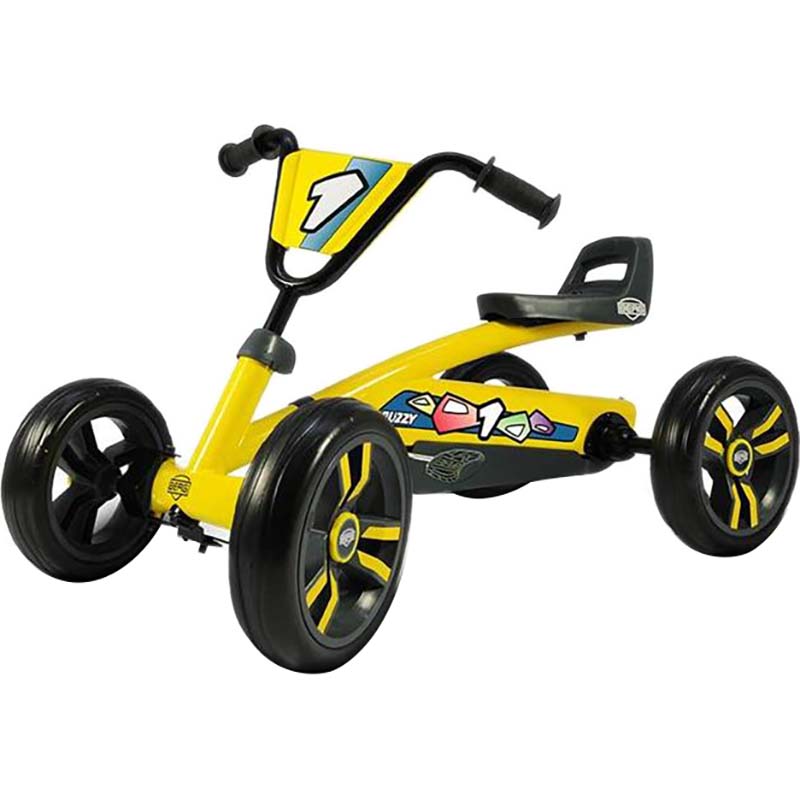 BERG Buzzy Ride On Pedal Kart - Yellow