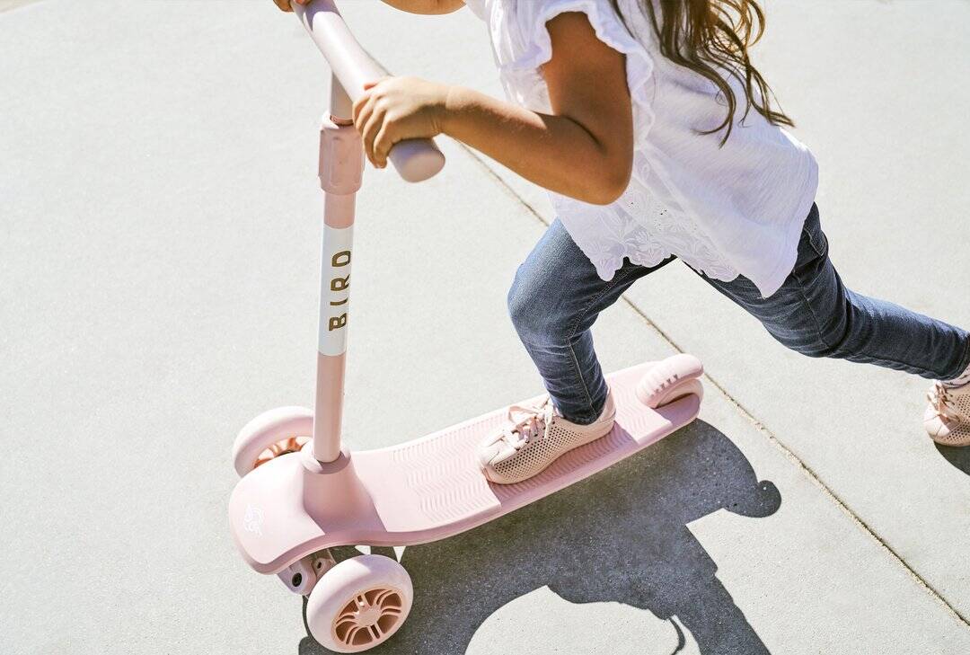 BIRD Birdie 3 Wheeled Scooter - Electric Rose