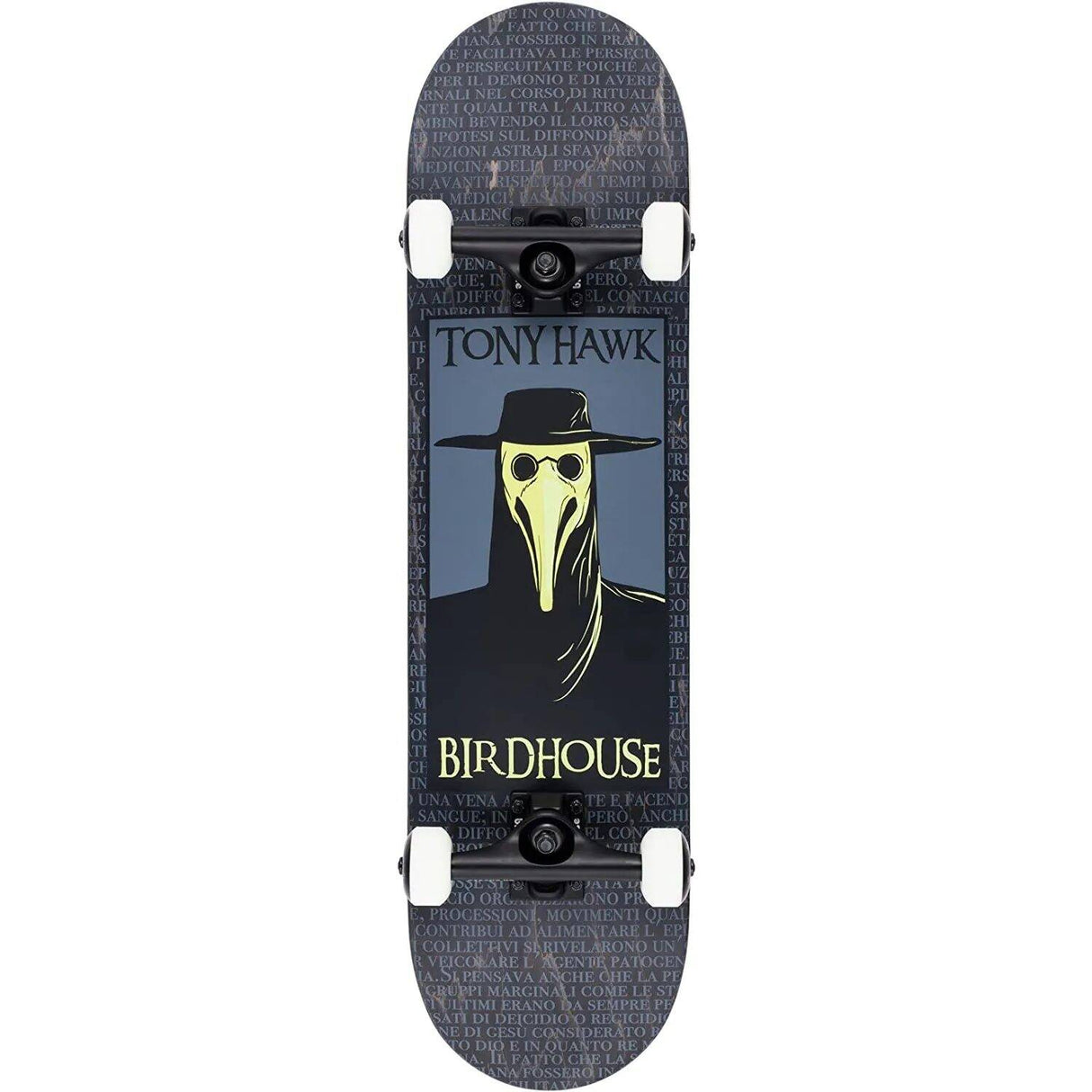 Birdhouse Stage 3 Plague Doctor Complete Skateboard - Black 8''