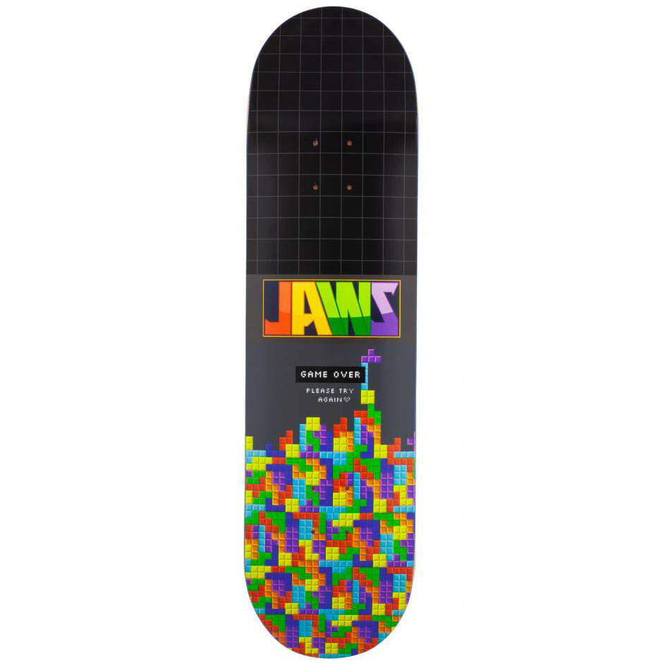 Birdhouse Jaws Blocks Pro Skateboard Deck - Black 8.25''