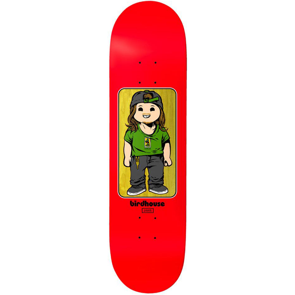 Birdhouse Jaws Toybox Skateboard Deck - Red 8.5"