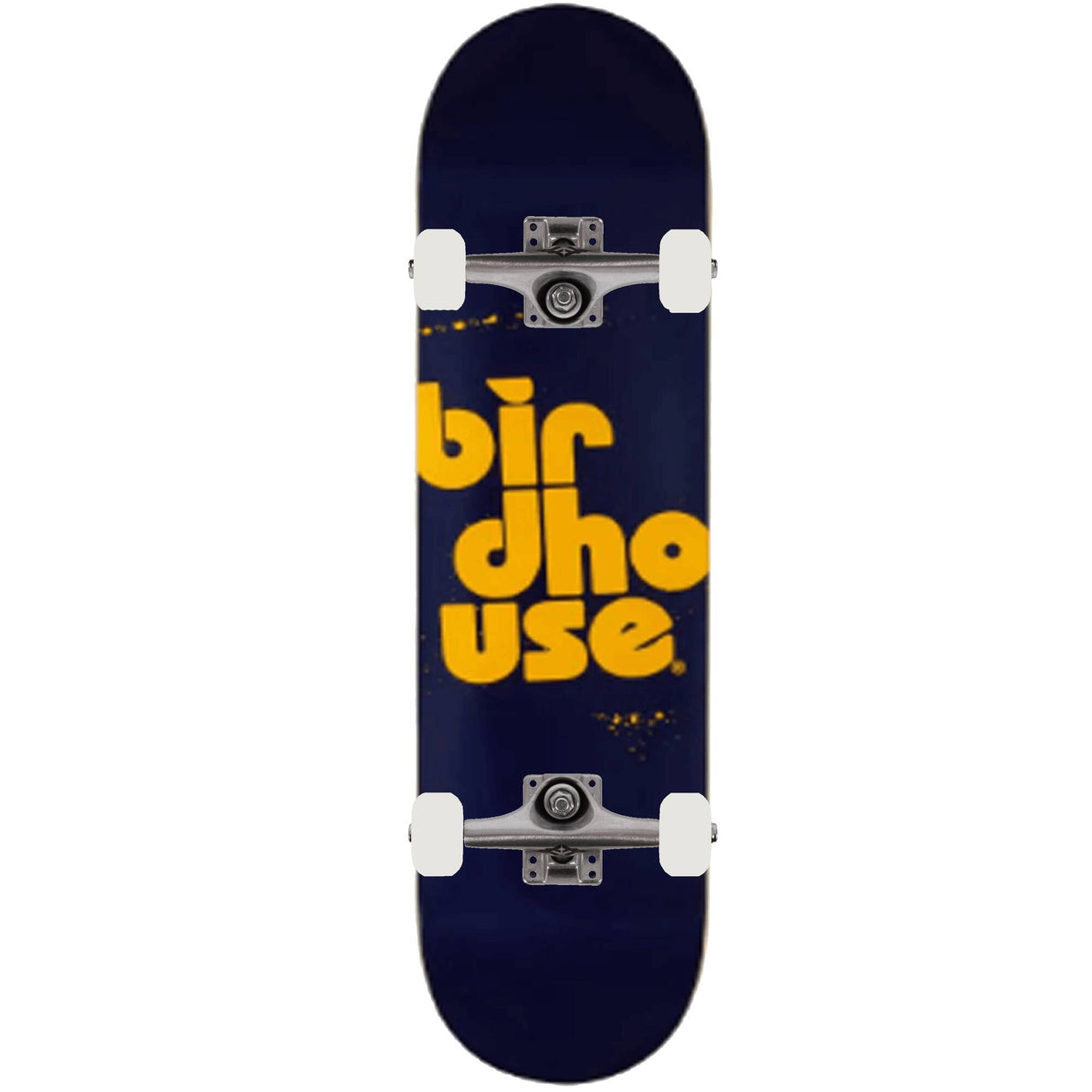 Birdhouse Stacked Spray Custom Skateboard - Navy 7.75''