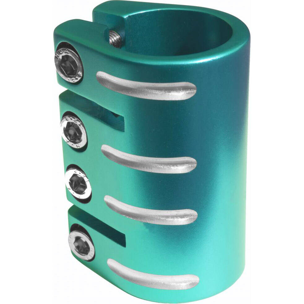 Blazer Pro Quad Bolt Collar Clamp with Shim - Teal
