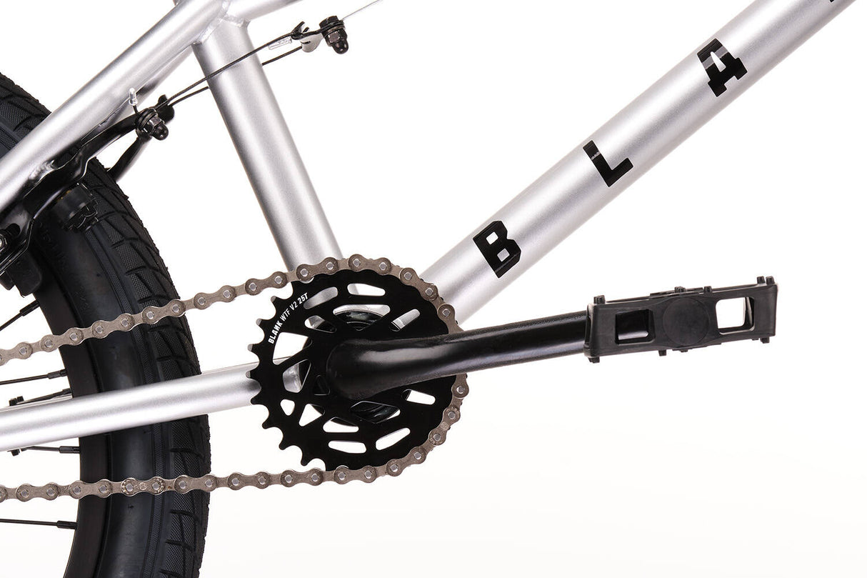 Blank Hustla 18" Complete BMX - Silver