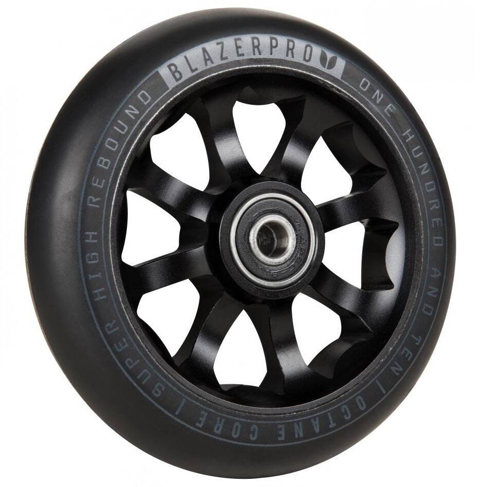 Blazer Pro Octane 110mm Scooter Wheel w/ABEC 9 Bearings - Black