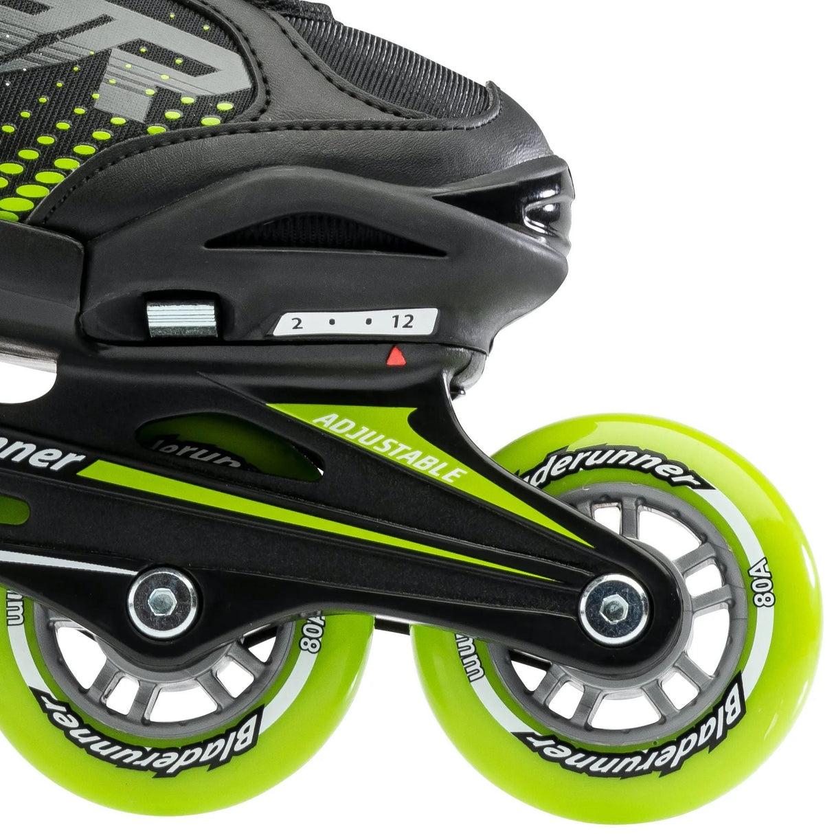 Bladerunner Phoenix Adjustable Inline Skates - Black/Green