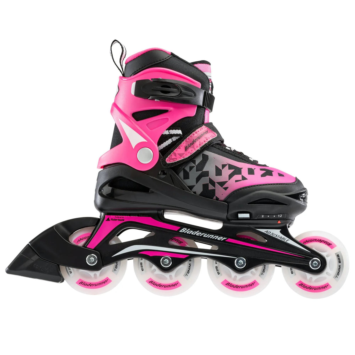 Bladerunner Phoenix Flash G Adjustable Inline Skates - Black/Pink