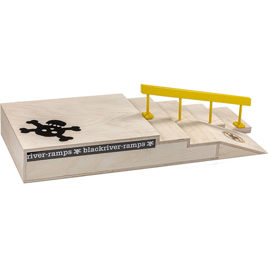 Blackriver Finger Ramp - Stairset Square Yellow